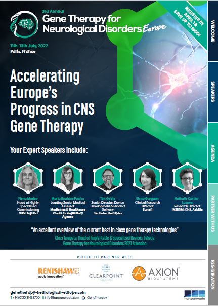 Gene Therapy for Neurological Disorders Europe 2022